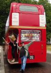 Trump Go Home bus hits Salford